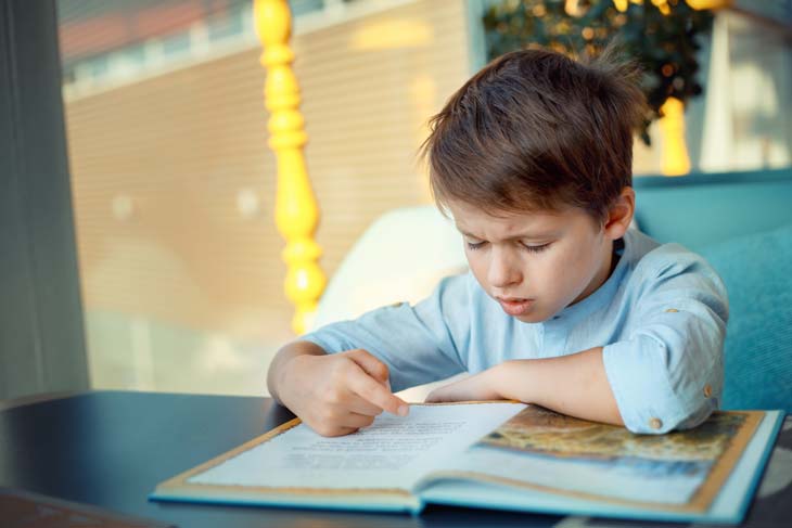 boy reading