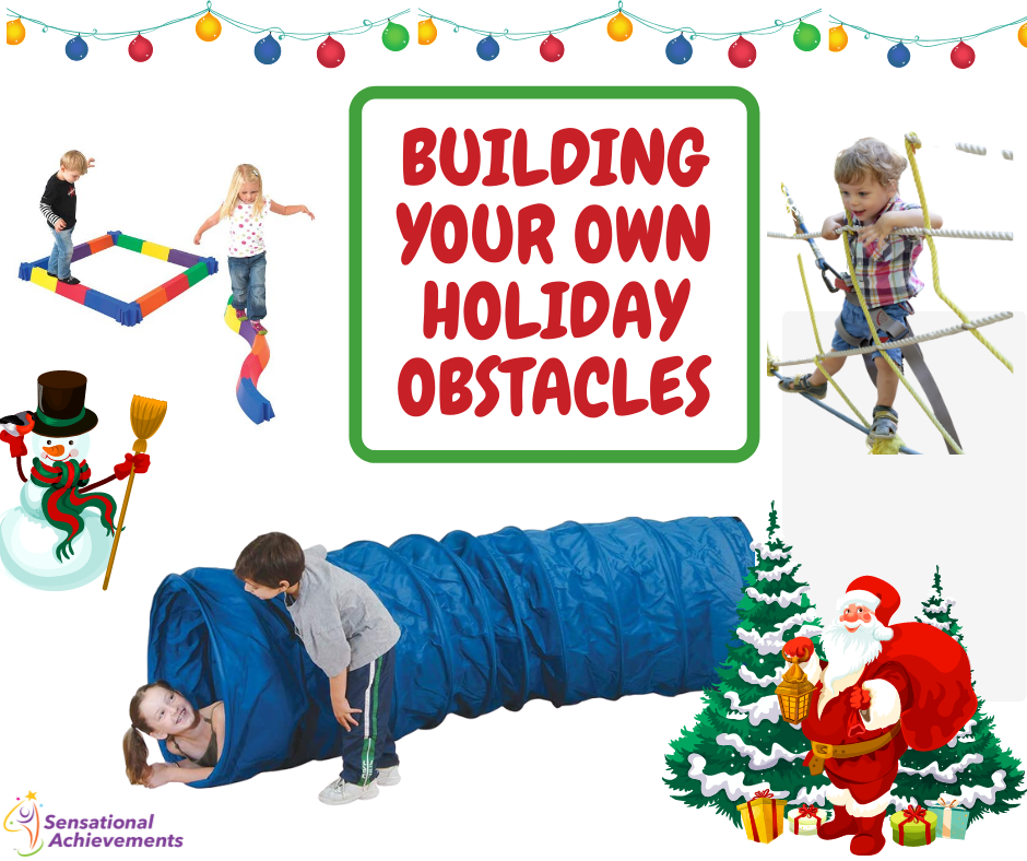 Get off the screen and get moving with this Holiday Obstacle Course